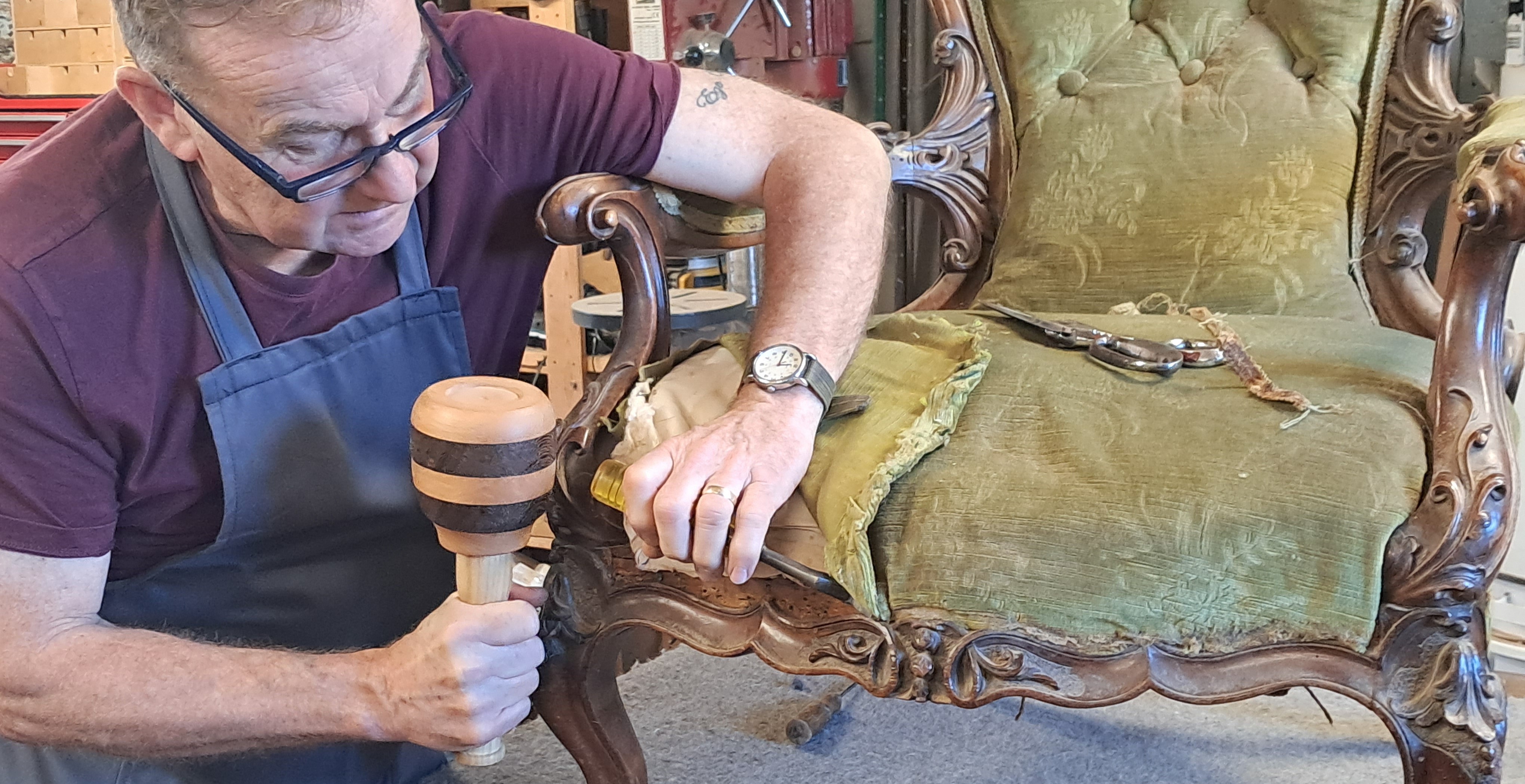 Mark Beddows, Antique Furniture Restorer